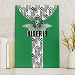Nigeria National Football Canvas Wall Art Inspired Retro Style - African Pride