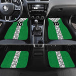 Custom Nigeria National Football Car Mats Inspired Retro Style - African Pride