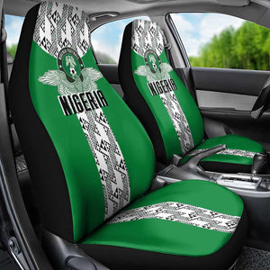 Nigeria National Football Car Seat Cover Inspired Retro Style - African Pride