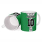 Custom Nigeria National Football Ceramic Mug Inspired Retro Style - African Pride