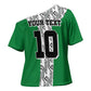 Custom Nigeria National Football Cross Shoulder Shirt Inspired Retro Style - African Pride