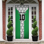 Custom Nigeria National Football Door Cover Inspired Retro Style - African Pride