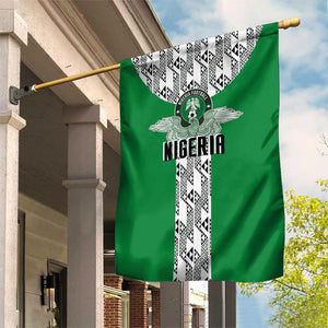 Nigeria National Football Garden Flag Inspired Retro Style - African Pride