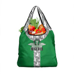 Nigeria National Football Grocery Bag Inspired Retro Style - African Pride