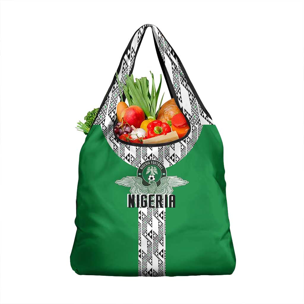 Nigeria National Football Grocery Bag Inspired Retro Style - African Pride