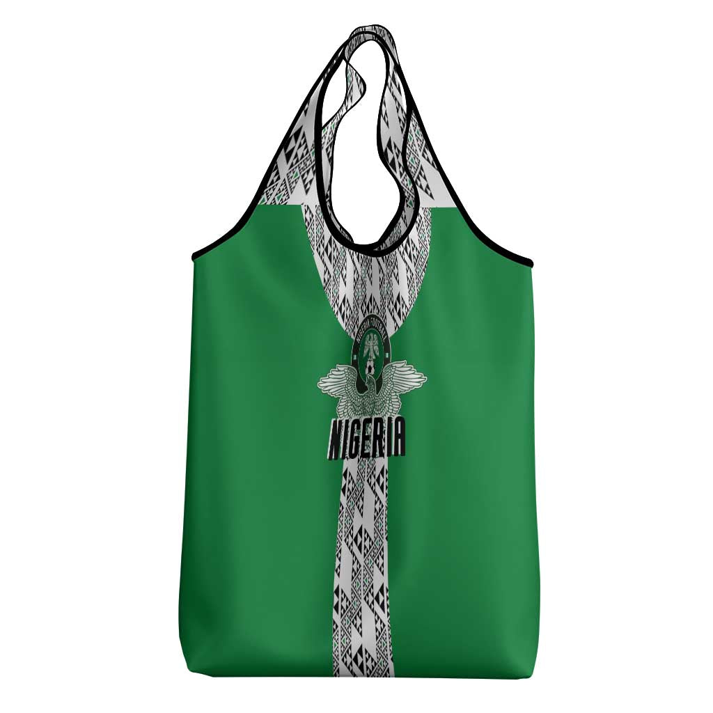 Nigeria National Football Grocery Bag Inspired Retro Style - African Pride