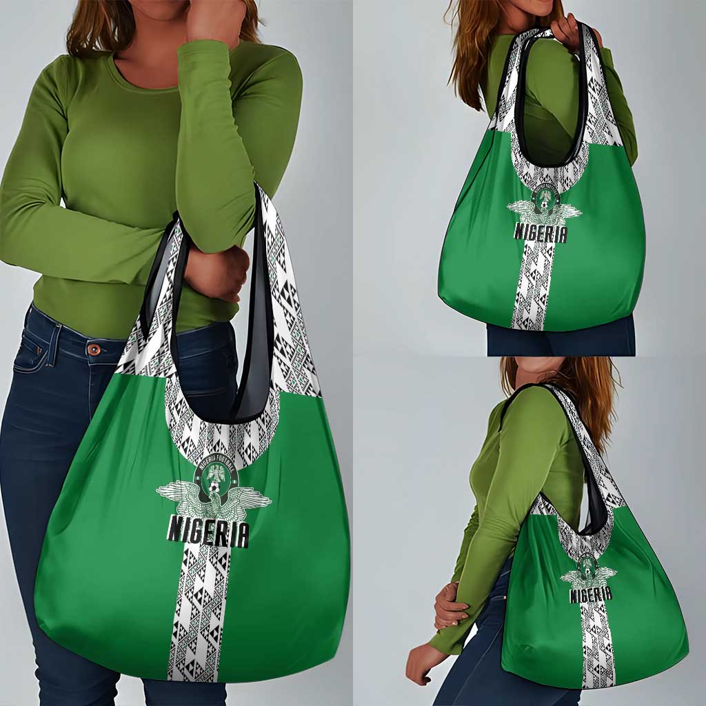 Nigeria National Football Grocery Bag Inspired Retro Style - African Pride