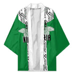 Custom Nigeria National Football Kimono Inspired Retro Style - African Pride