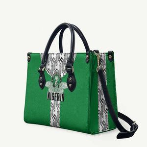 Nigeria National Football Leather Bag Inspired Retro Style - African Pride