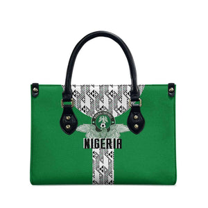 Nigeria National Football Leather Bag Inspired Retro Style - African Pride