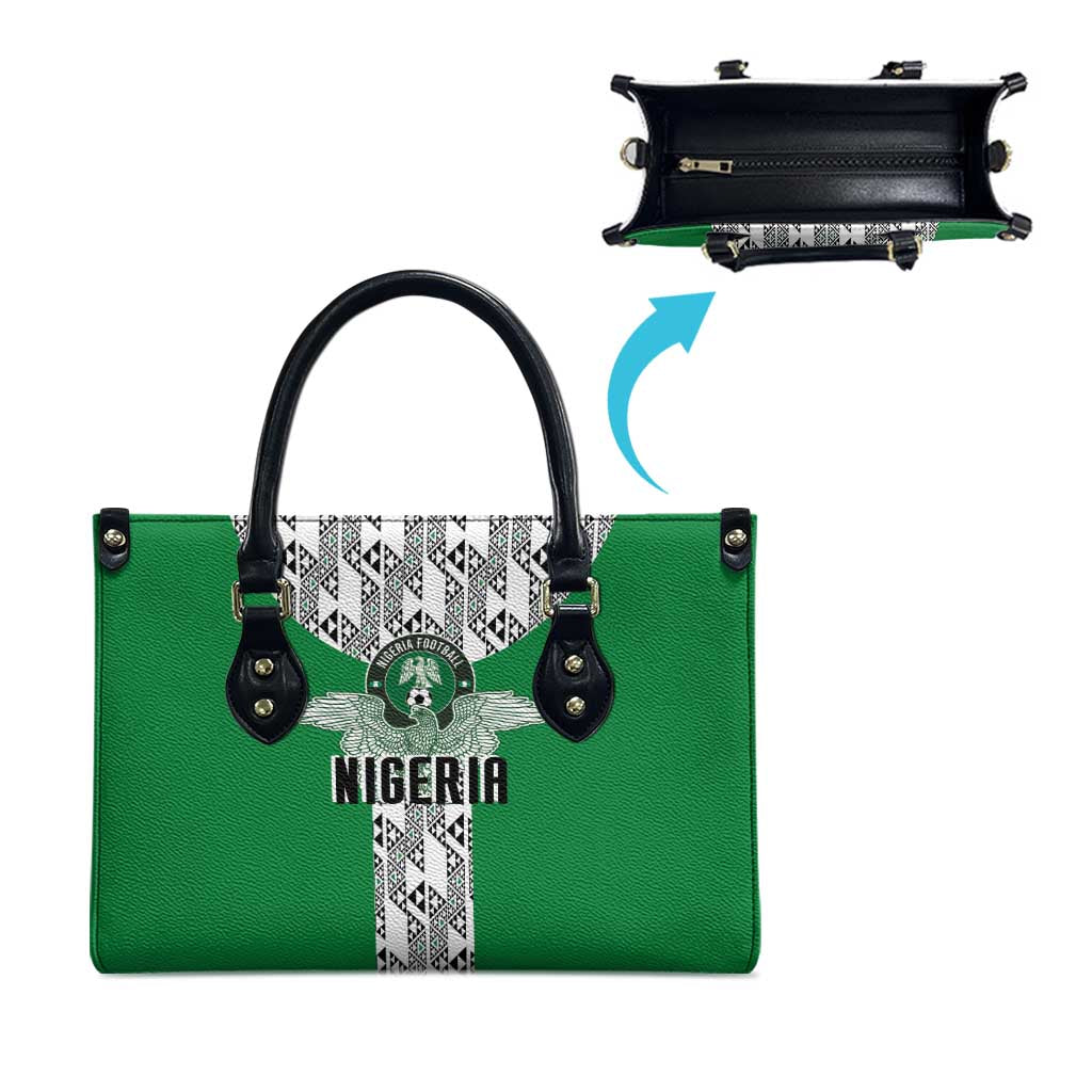 Nigeria National Football Leather Bag Inspired Retro Style - African Pride