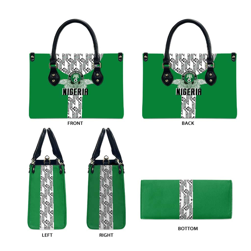 Nigeria National Football Leather Bag Inspired Retro Style - African Pride