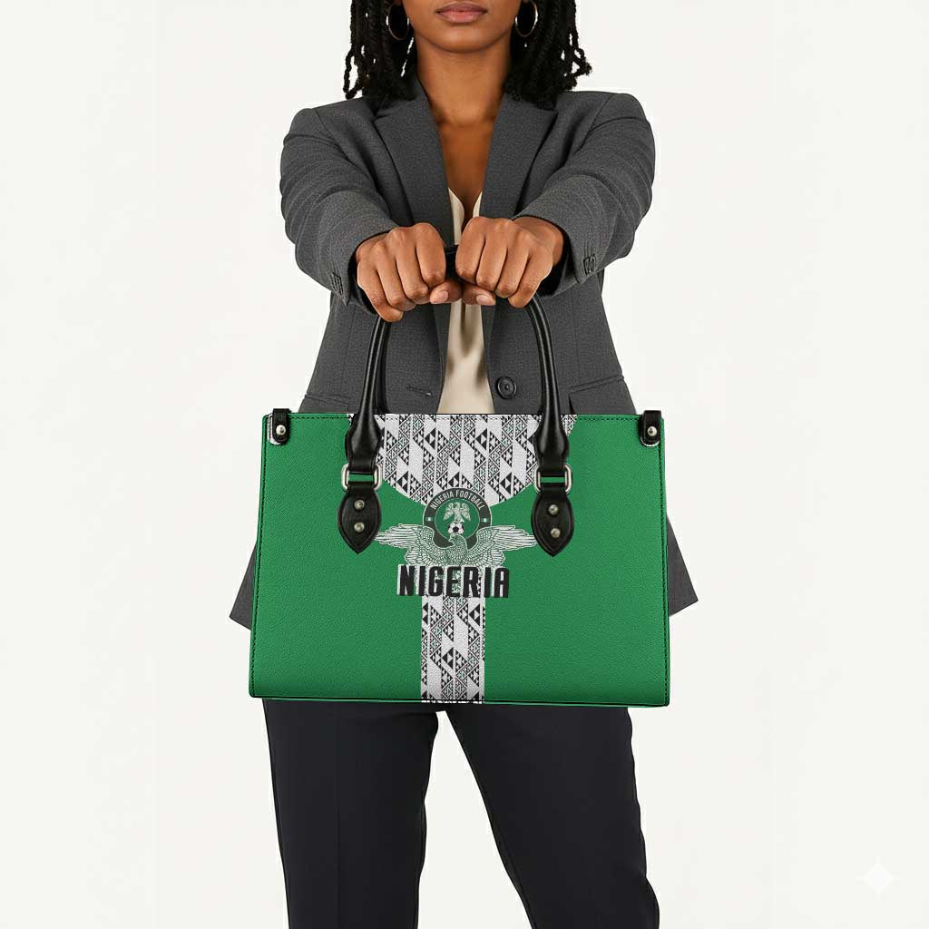 Nigeria National Football Leather Bag Inspired Retro Style - African Pride