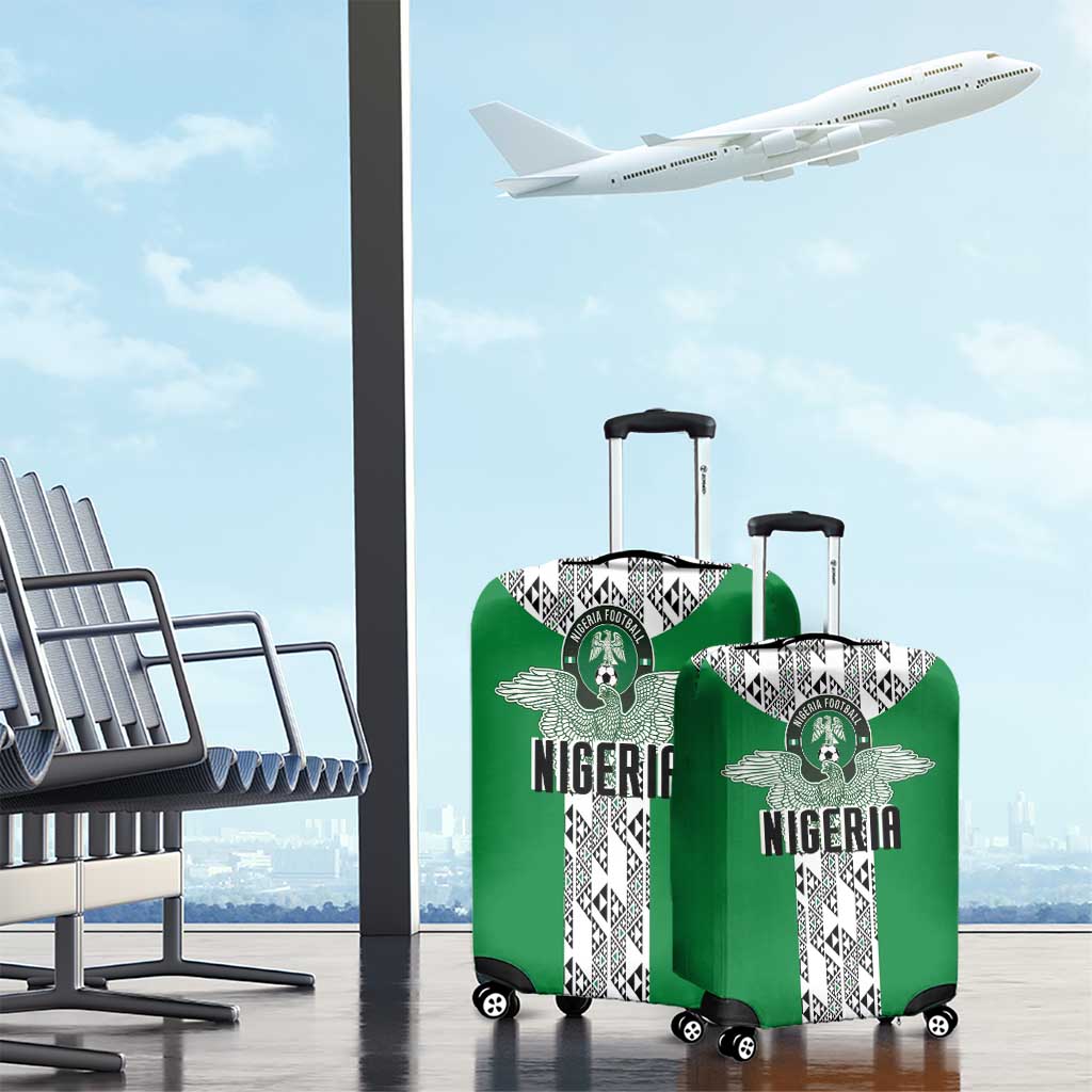 Nigeria National Football Luggage Cover Inspired Retro Style - African Pride