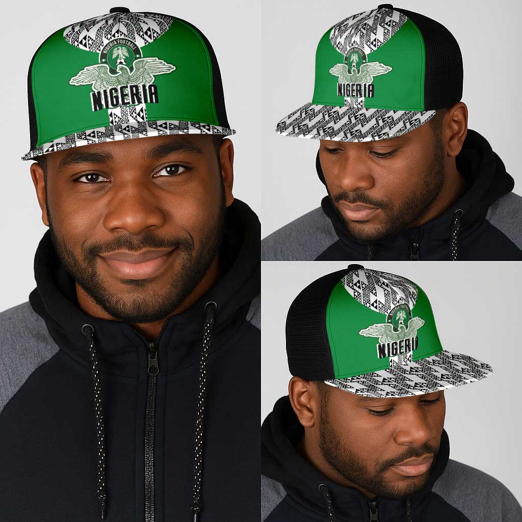 Nigeria National Football Mesh Trucker Cap Inspired Retro Style - African Pride