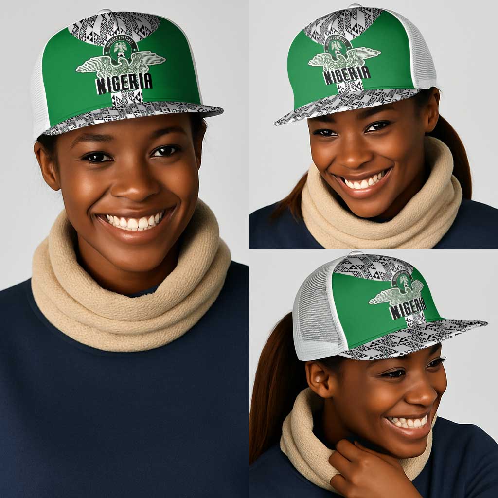 Nigeria National Football Mesh Trucker Cap Inspired Retro Style - African Pride
