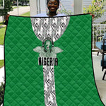 Nigeria National Football Quilt Inspired Retro Style - African Pride
