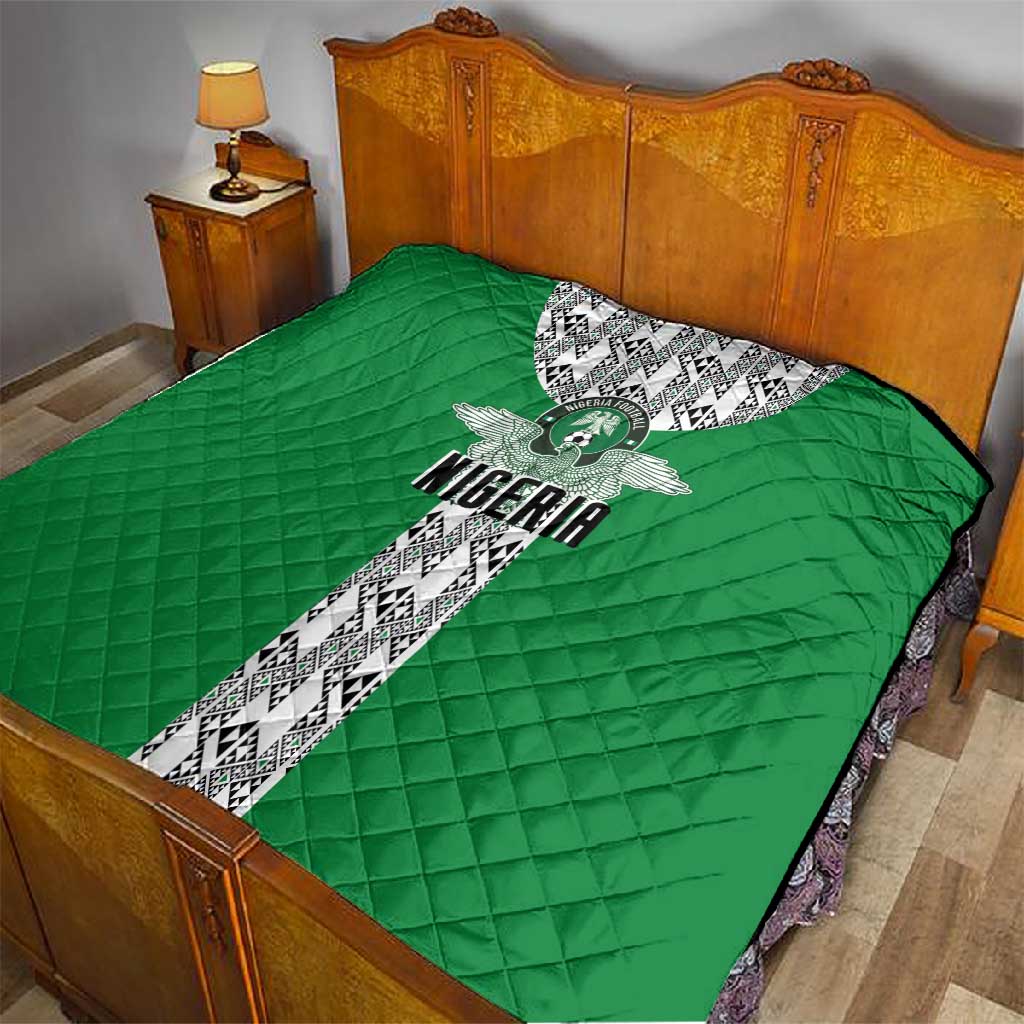Nigeria National Football Quilt Inspired Retro Style - African Pride
