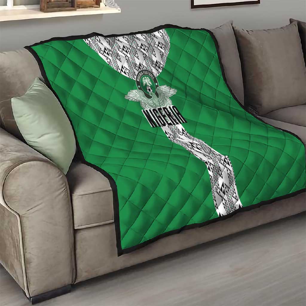 Nigeria National Football Quilt Inspired Retro Style - African Pride