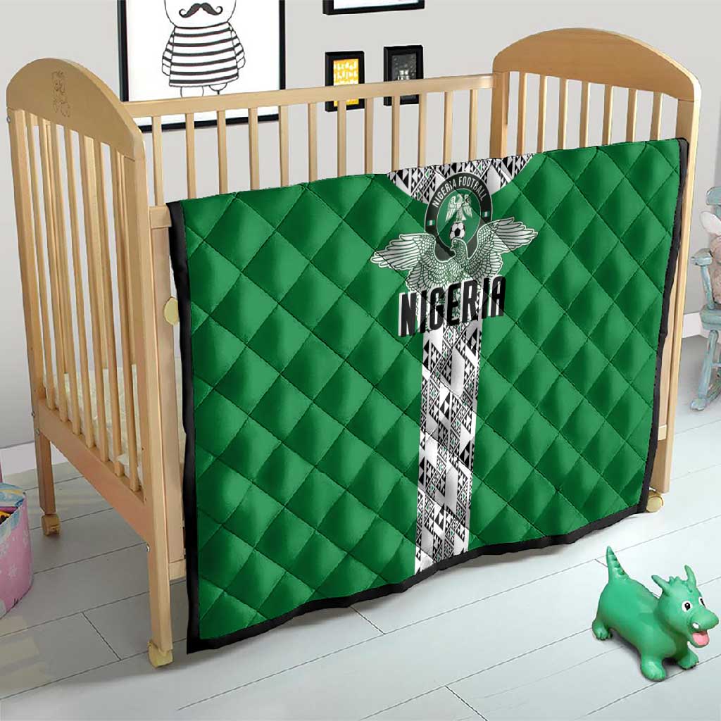 Nigeria National Football Quilt Inspired Retro Style - African Pride