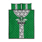 Nigeria National Football Quilt Bed Set Inspired Retro Style - African Pride