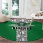 Nigeria National Football Round Carpet Inspired Retro Style - African Pride