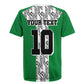 Custom Nigeria National Football Rugby Jersey Inspired Retro Style - African Pride