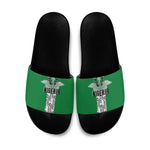 Nigeria National Football Slide Sandals Inspired Retro Style - African Pride
