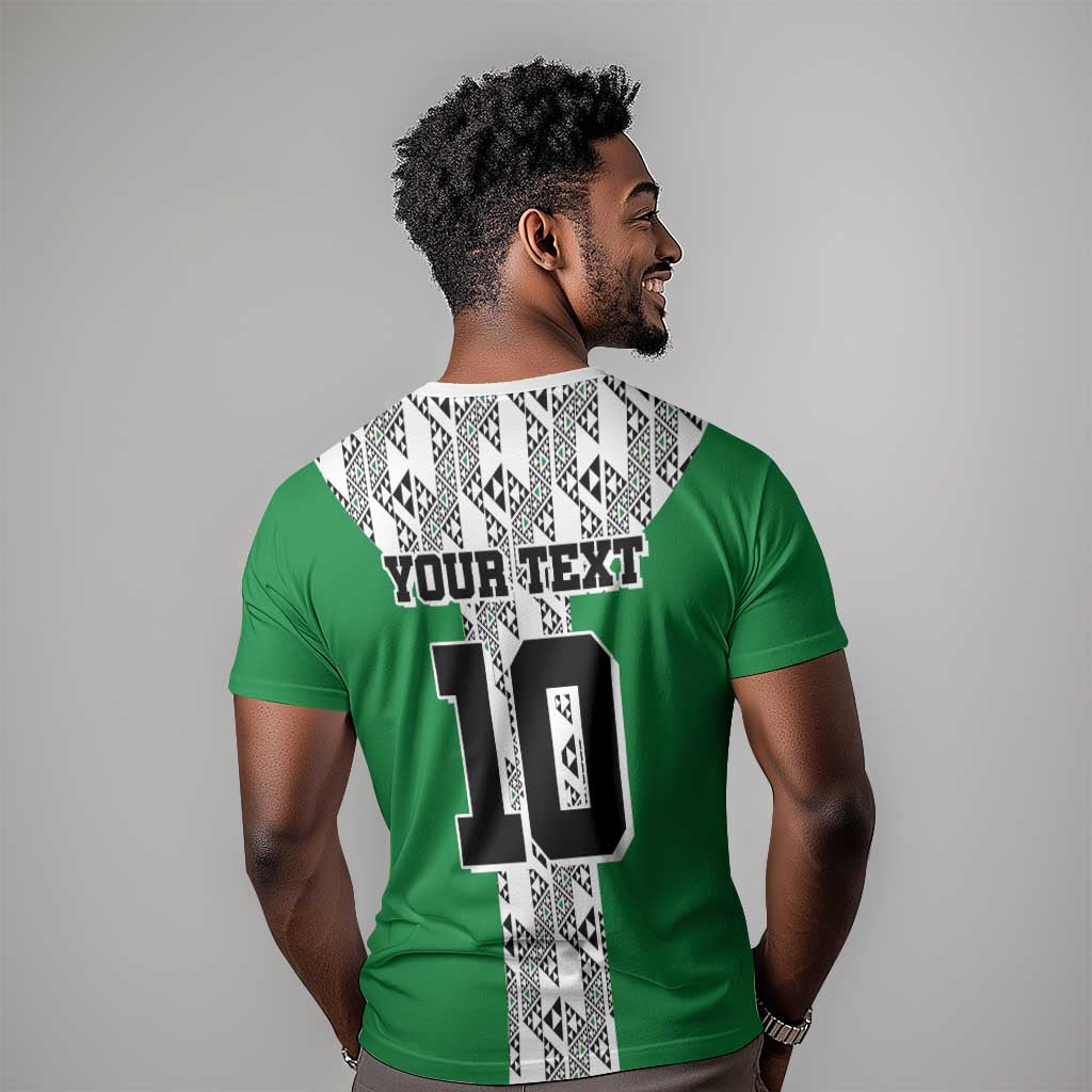 Custom Nigeria National Football T shirt Inspired Retro Style - African Pride