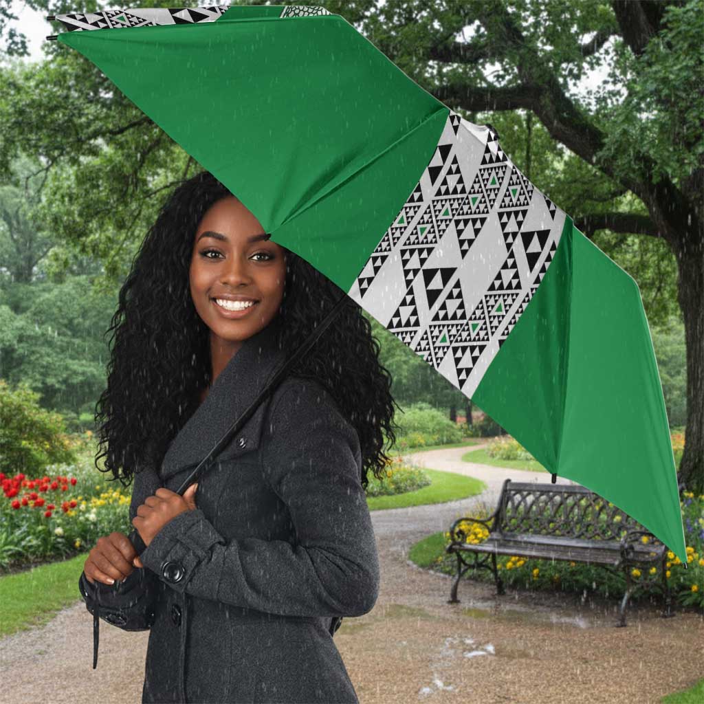 Nigeria National Football Umbrella Inspired Retro Style - African Pride