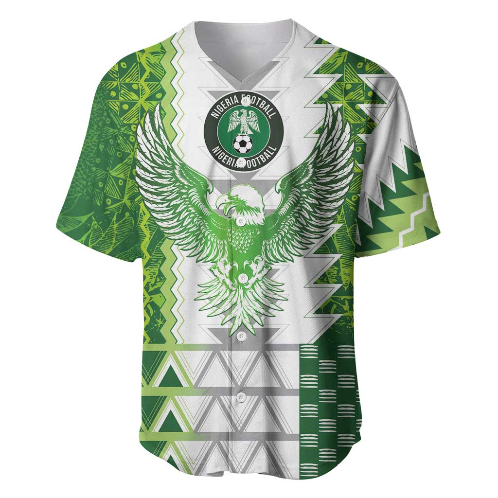 Custom Nigeria National Football Baseball Jersey Naija Super Eagles - African Pride