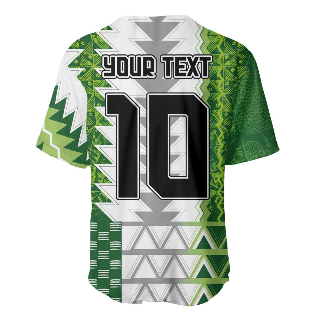 Custom Nigeria National Football Baseball Jersey Naija Super Eagles - African Pride