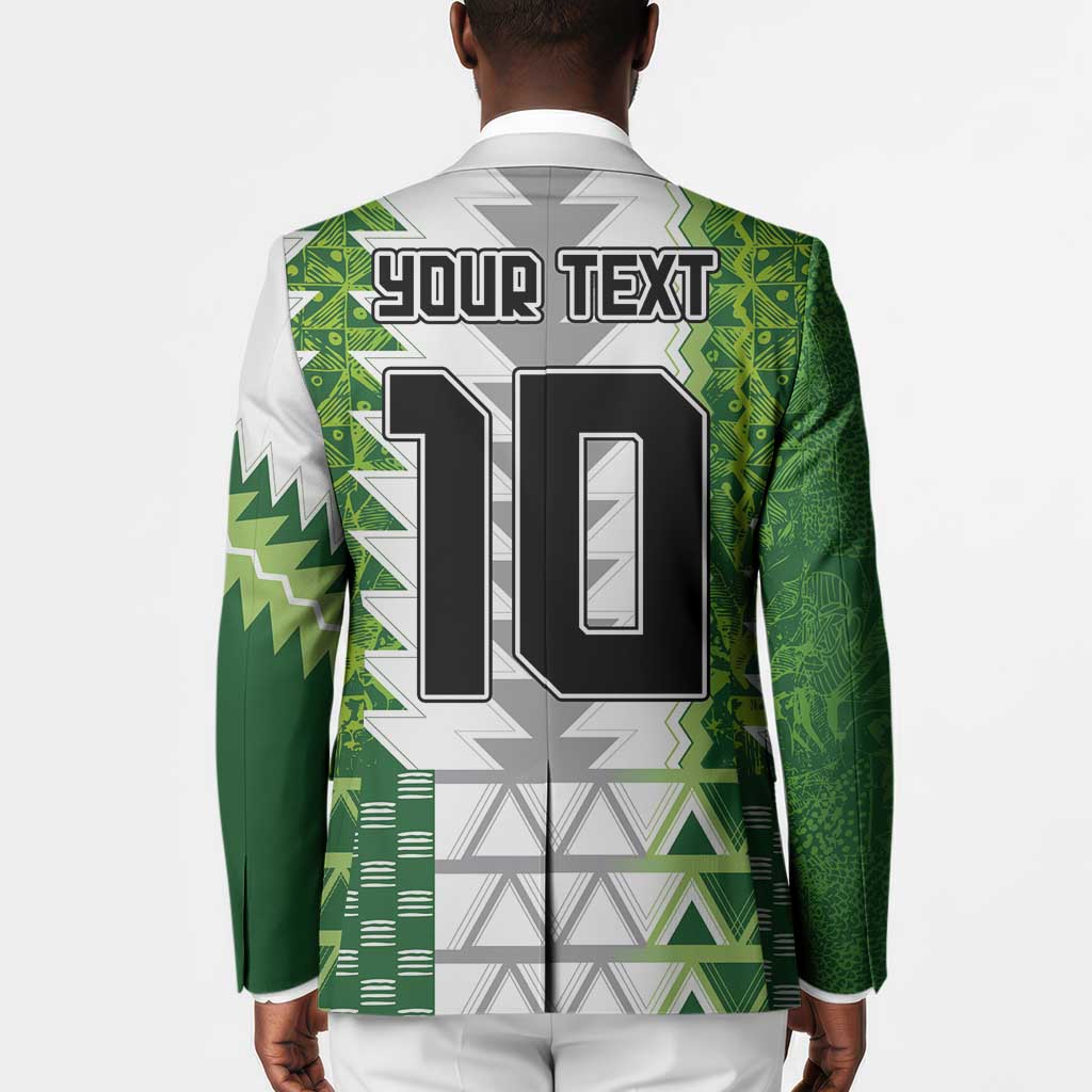 Custom Nigeria National Football Blazer Naija Super Eagles - African Pride