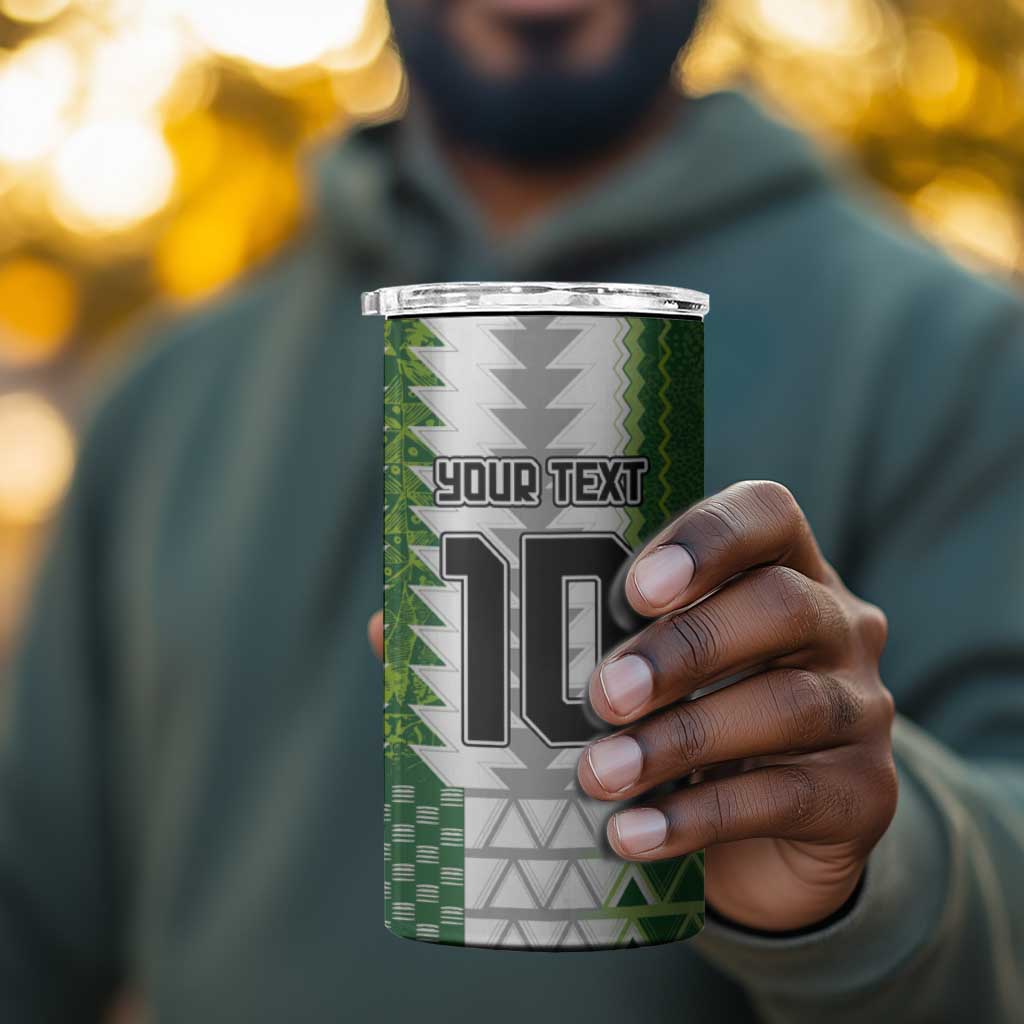 Custom Nigeria National Football 4 in 1 Can Cooler Tumbler Naija Super Eagles - African Pride