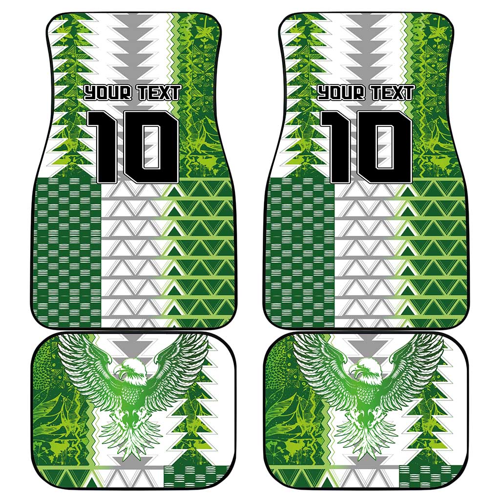 Custom Nigeria National Football Car Mats Naija Super Eagles - African Pride