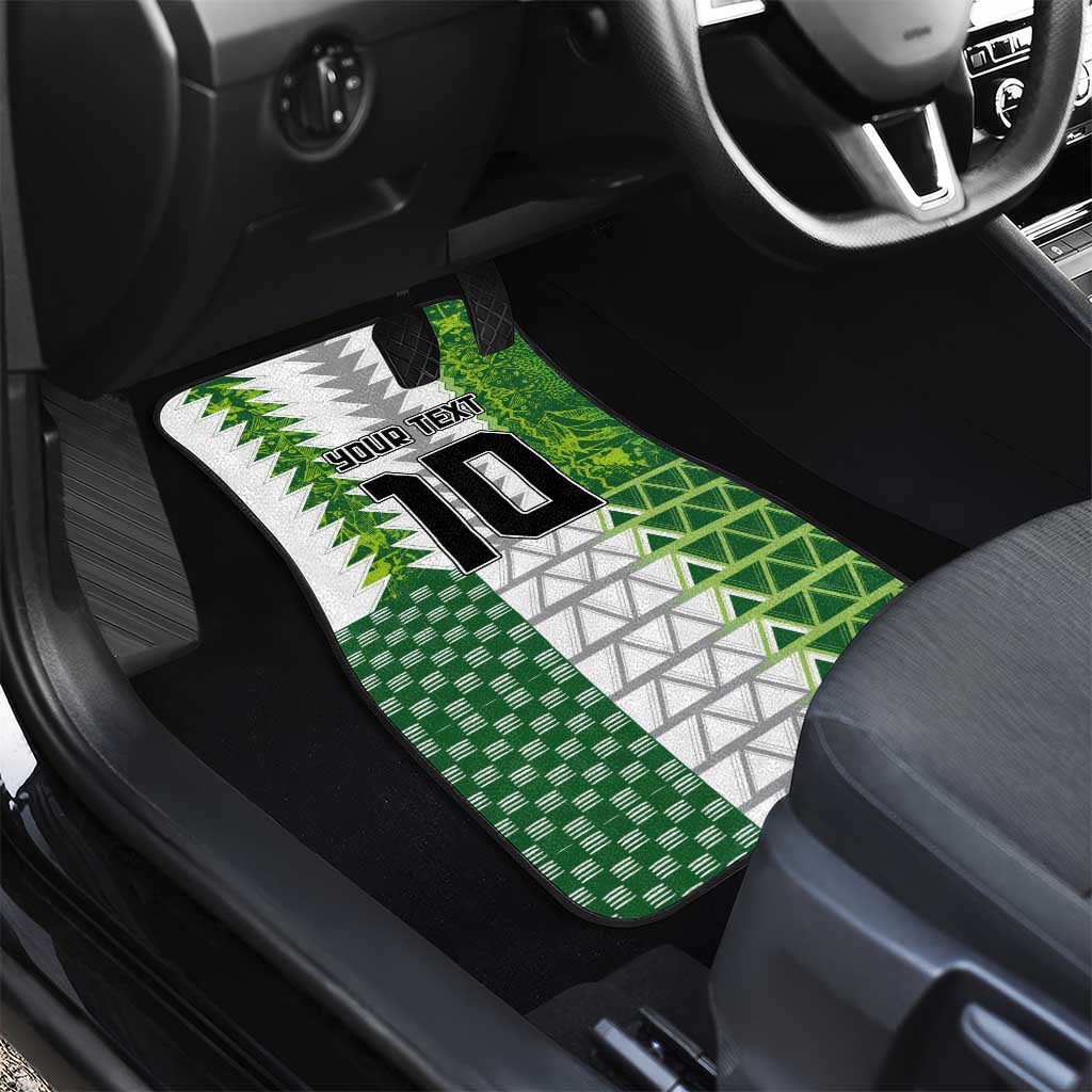 Custom Nigeria National Football Car Mats Naija Super Eagles - African Pride