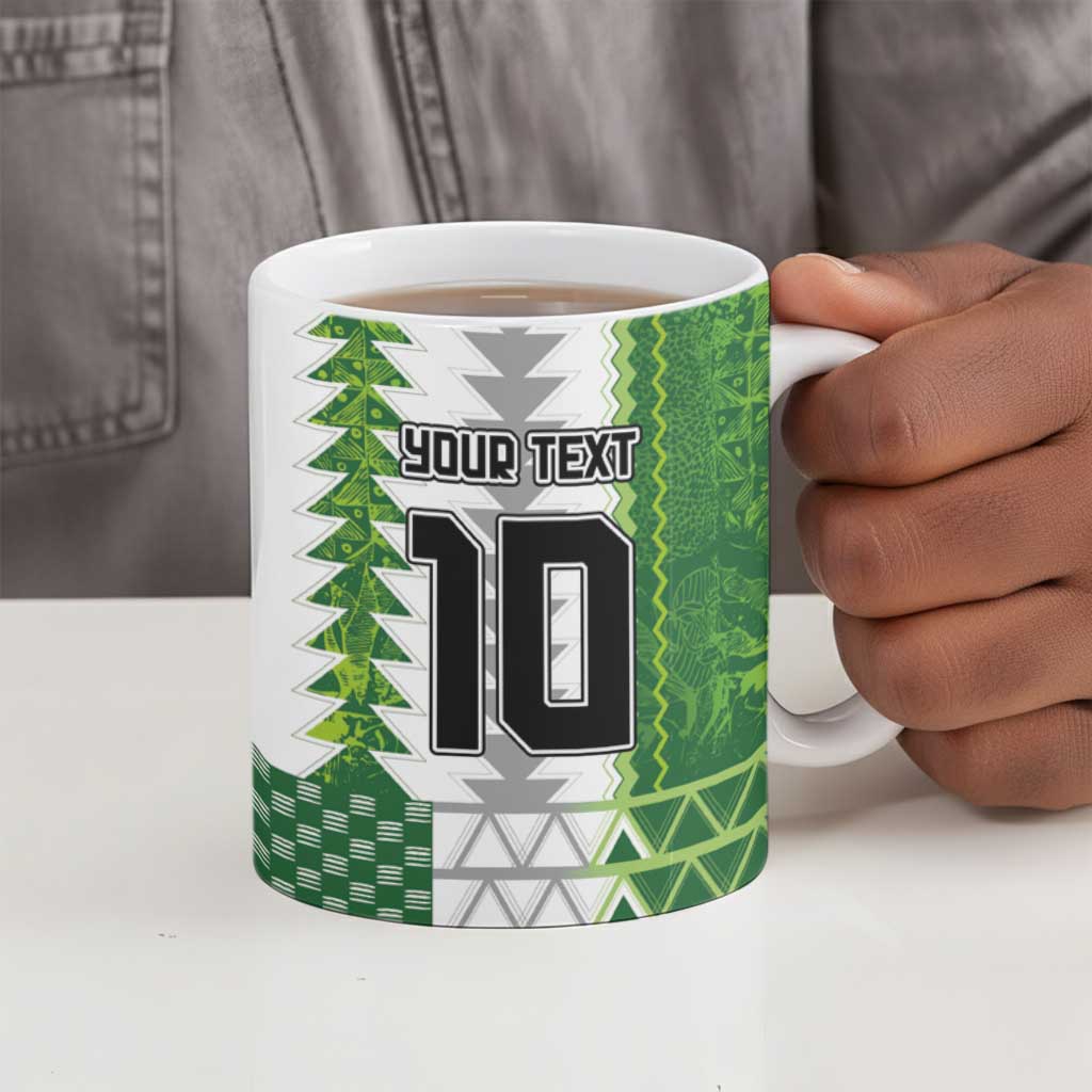 Custom Nigeria National Football Ceramic Mug Naija Super Eagles - African Pride