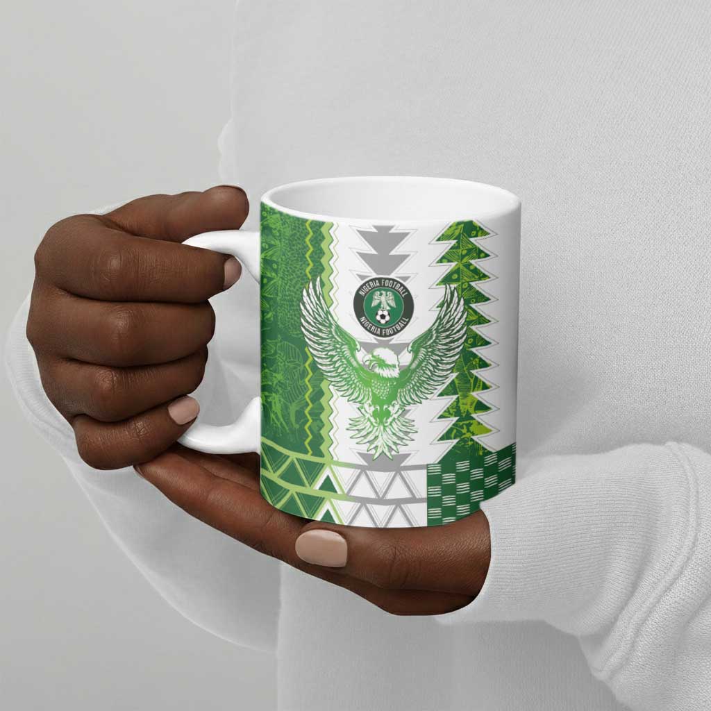 Custom Nigeria National Football Ceramic Mug Naija Super Eagles - African Pride