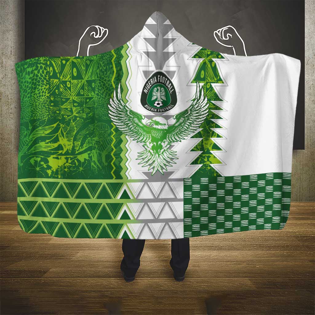 Nigeria National Football Hooded Blanket Naija Super Eagles - African Pride