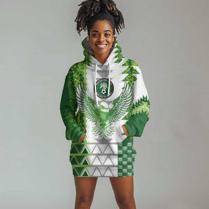Custom Nigeria National Football Hoodie Dress Naija Super Eagles - African Pride