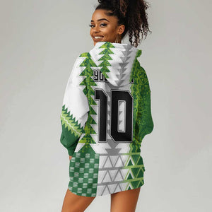 Custom Nigeria National Football Hoodie Dress Naija Super Eagles - African Pride