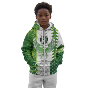 Custom Nigeria National Football Kid Hoodie Naija Super Eagles - African Pride