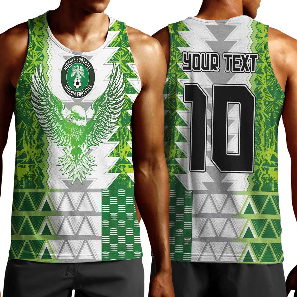Custom Nigeria National Football Men Tank Top Naija Super Eagles - African Pride