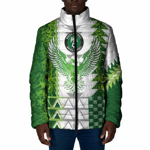 Custom Nigeria National Football Padded Jacket Naija Super Eagles - African Pride