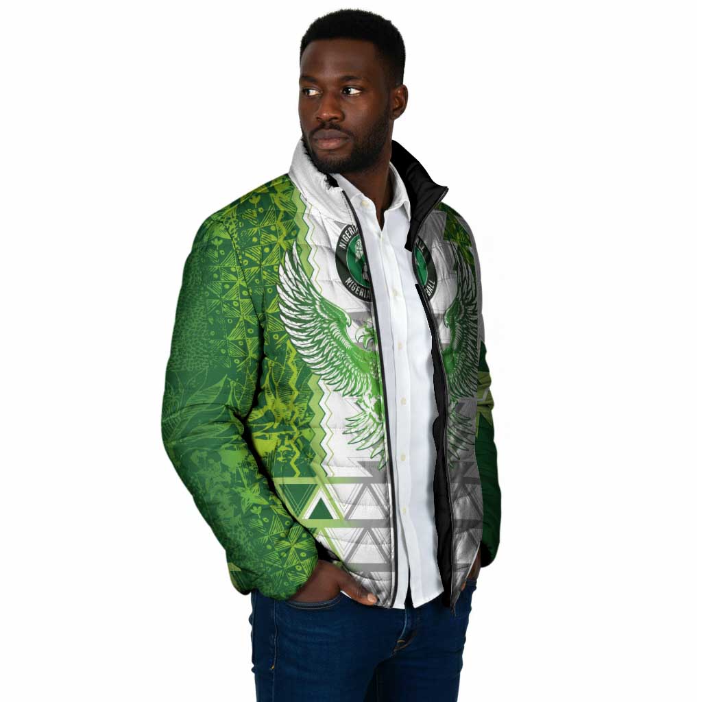 Custom Nigeria National Football Padded Jacket Naija Super Eagles - African Pride