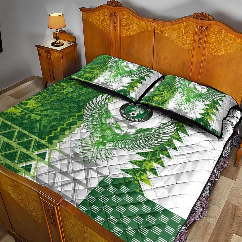 Nigeria National Football Quilt Bed Set Naija Super Eagles - African Pride