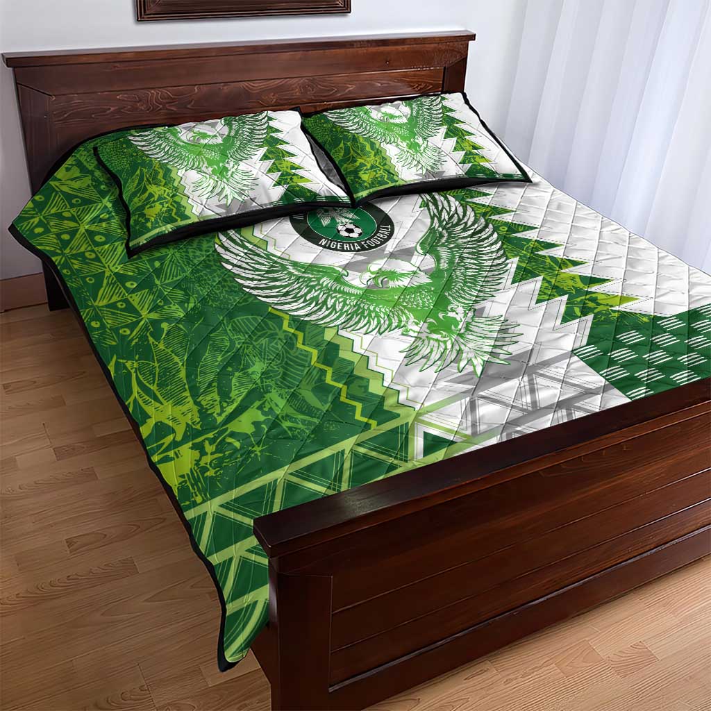 Nigeria National Football Quilt Bed Set Naija Super Eagles - African Pride