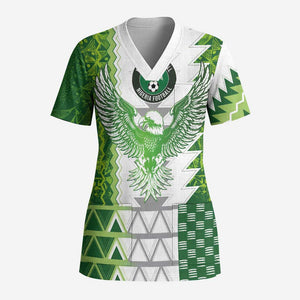 Custom Nigeria National Football Scrub Top Naija Super Eagles - African Pride