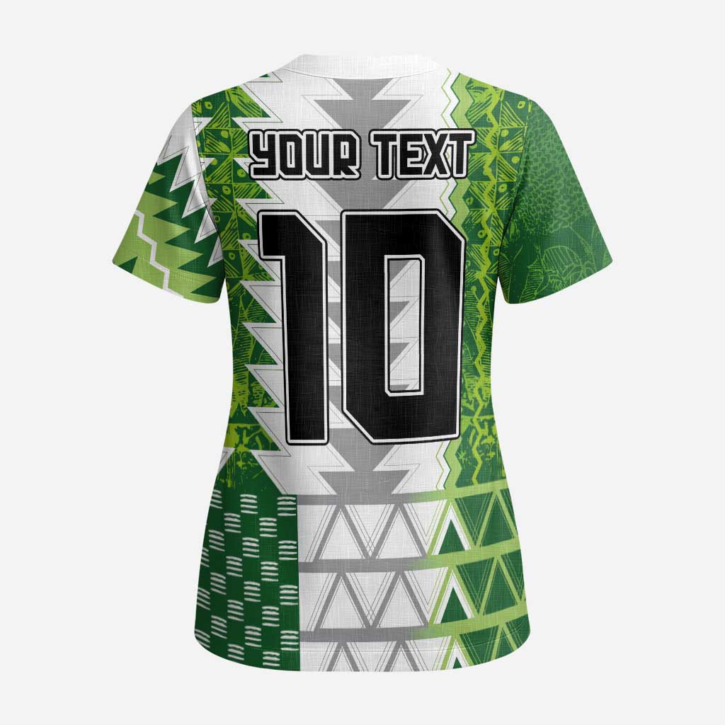 Custom Nigeria National Football Scrub Top Naija Super Eagles - African Pride