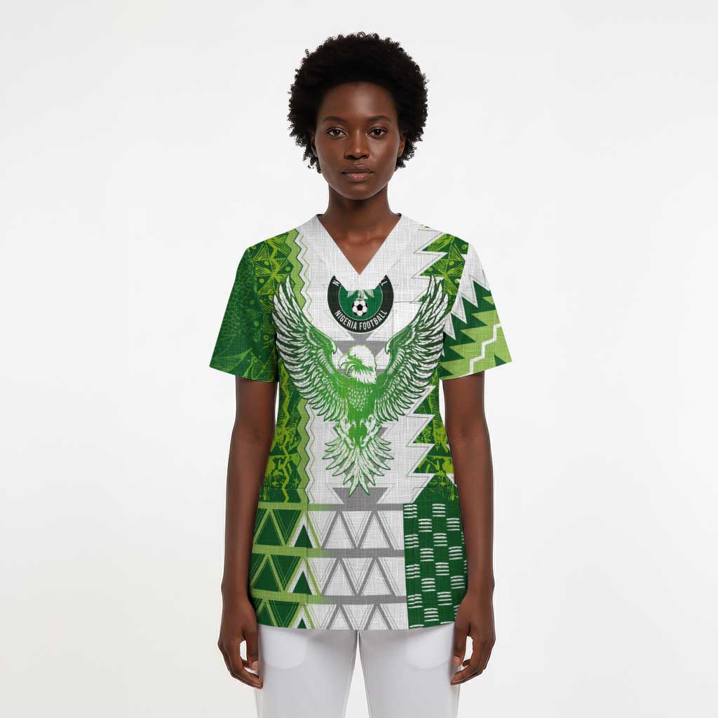 Custom Nigeria National Football Scrub Top Naija Super Eagles - African Pride